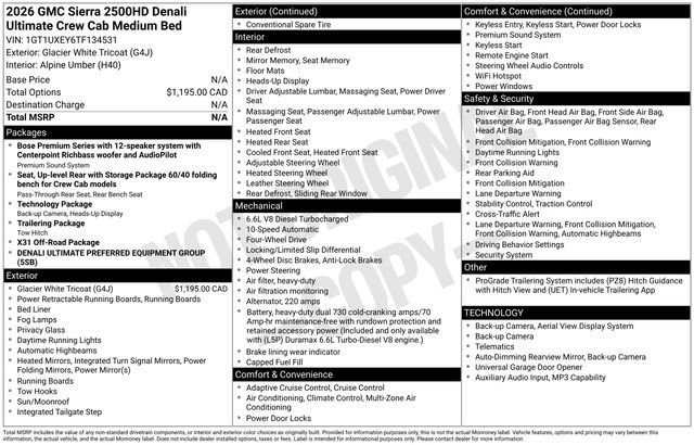 gmc sierra 2500hd 2026 1GT1UXEY6TF134531 image gmc sierra 2500hd 2026 1GT1UXEY6TF134531 image